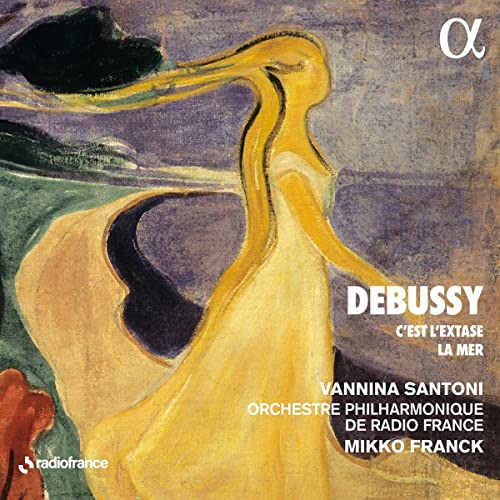CD cover featuring an abstract painting of a golden figure and text.