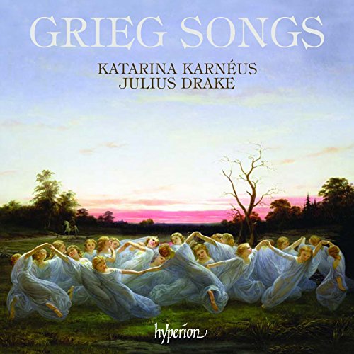 A CD cover featuring a painting of dancing women in a serene landscape.