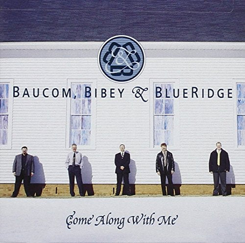 Album cover with five men standing in front of a white building.