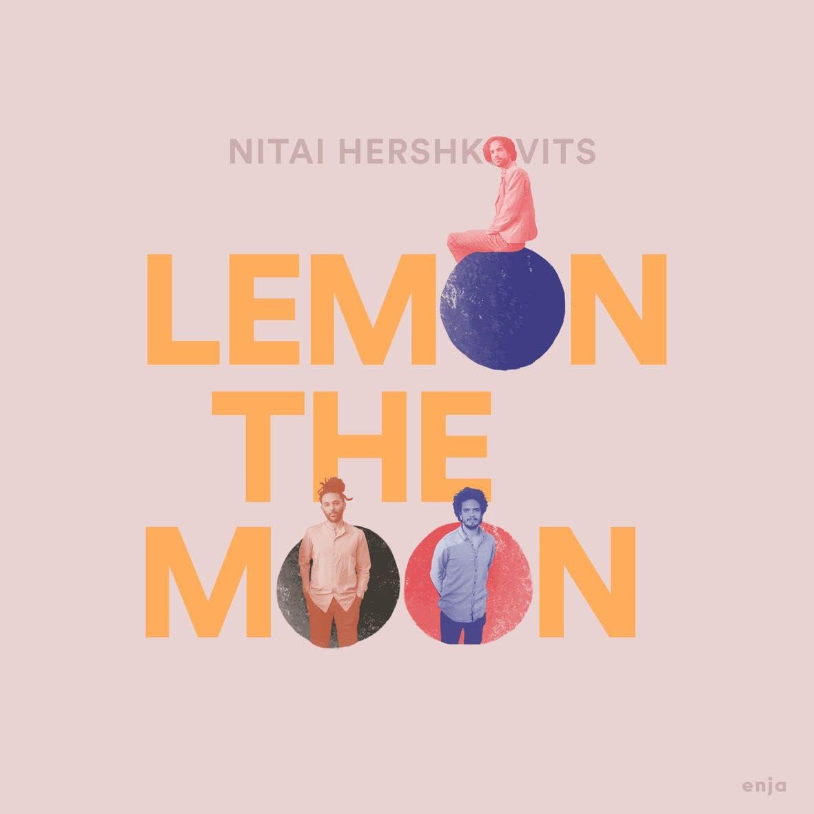 Album cover for "Lemmon The Moon" with text and portrait cutouts.