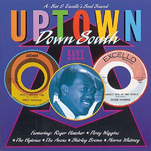 CD cover for “Uptown, Down South” featuring Roger Hatcher and Percy Wiggins.