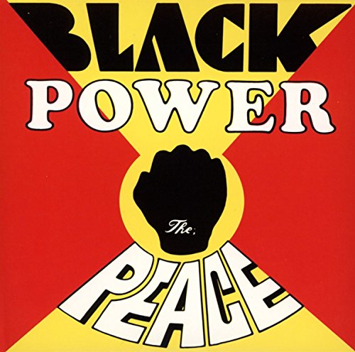 CD cover: black fist with "Black Power" and "Peace" text on red background.