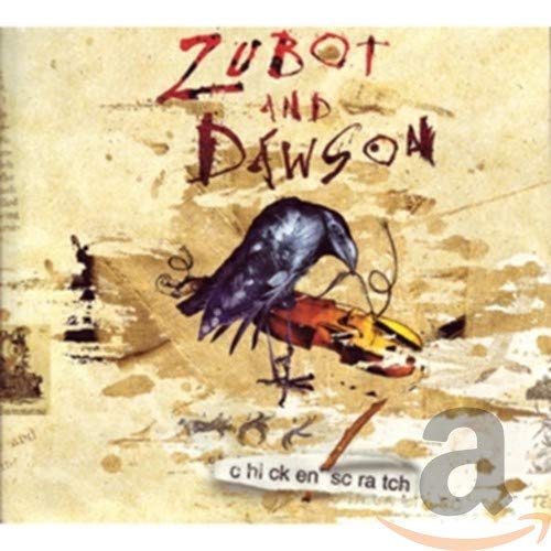 CD cover for Zubot and Dawson’s “Chicken Scratch” featuring a crow and chicken.