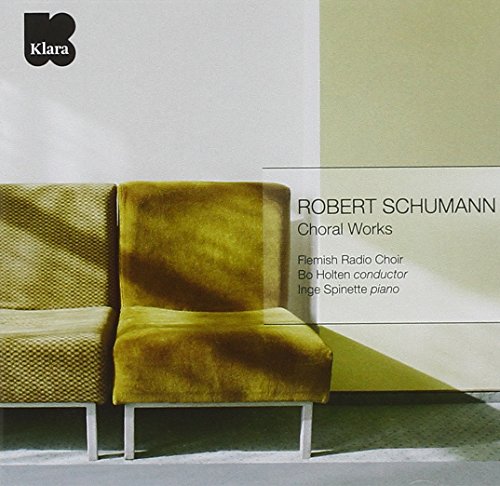 "CD cover featuring a yellow couch against a white and green background."