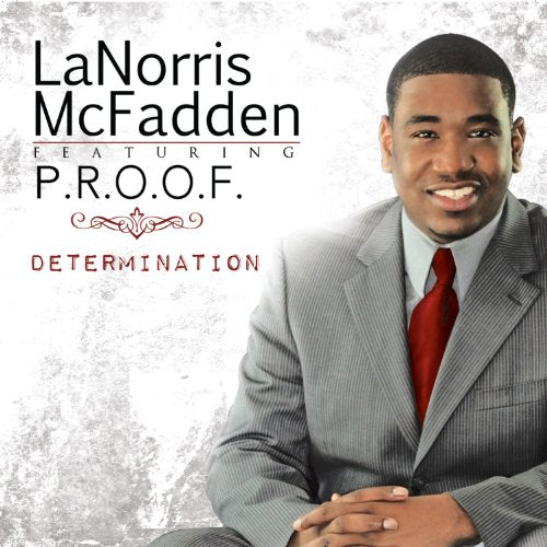 CD cover featuring LaNorris McFadden and P.R.O.O.F., a portrait in a suit.