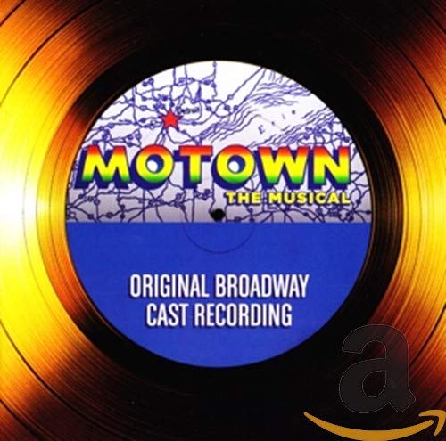 “Motown The Musical” cast recording CD with a record label design.