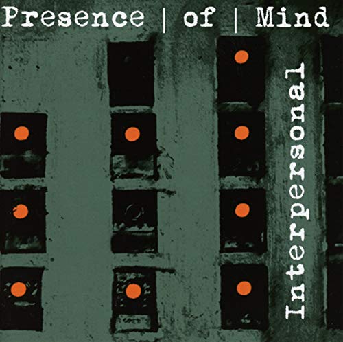 CD cover with abstract dark green and black geometric design.