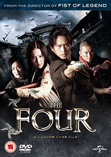 DVD cover for "The Four" featuring four martial arts figures.