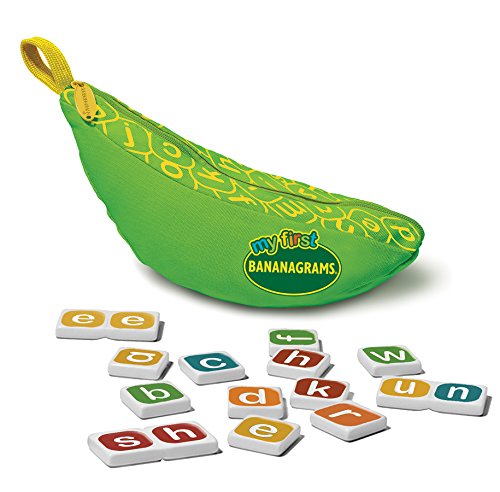 BANANAGRAMS | My First Bananagrams | Word Game | Ages 4+ | 2-8 Players | 15 Minutes Playing Time