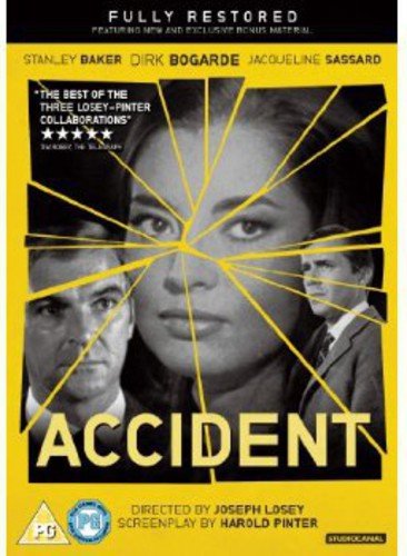 DVD cover for āAccidentā featuring portraits and fractured glass imagery.
