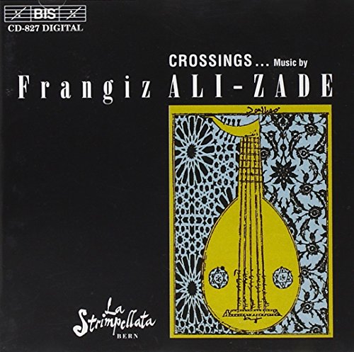 A black CD cover featuring a yellow stringed instrument on a floral background.