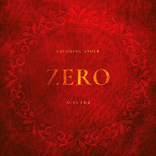 Red vinyl album cover for “Zero. Acts 1&2” with ornate gold details.