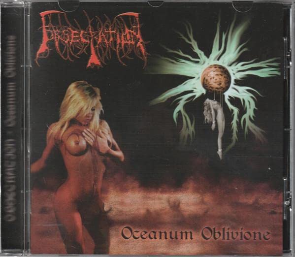CD case for "Obsecration - Oceanum Oblivione" with dark fantasy artwork.