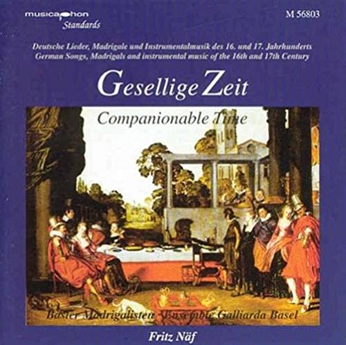 CD cover depicting a 17th-century painting of people socializing outdoors.