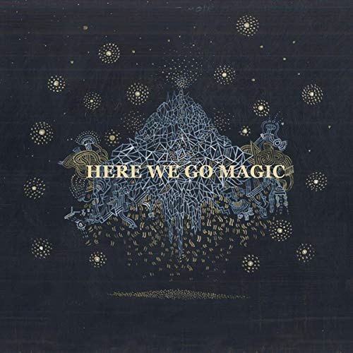 CD cover for Here We Go Magic, with geometric mountain illustration.