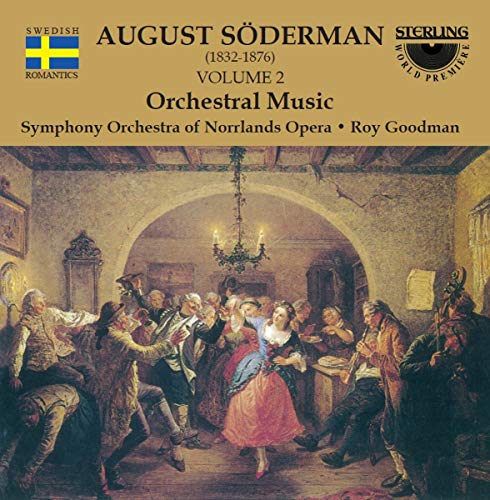 CD cover for August Söderman’s Orchestral Music Volume 2, with a painting.