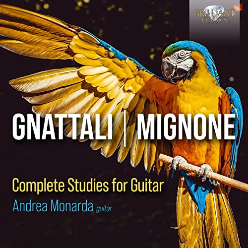 CD cover featuring a colorful macaw and text: "Gnattali | Mignone".
