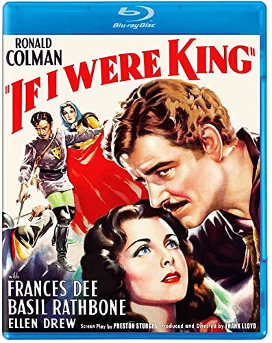 “If I Were King” Blu-ray cover featuring Ronald Colman and Frances Dee.