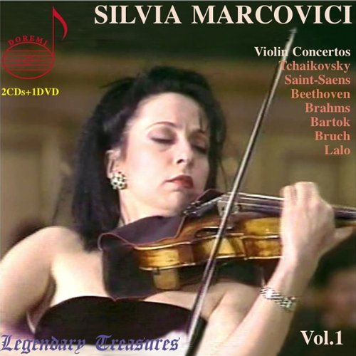 A woman playing violin on a music CD cover.