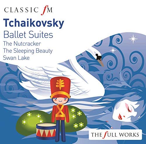 CD cover for Tchaikovsky’s Ballet Suites featuring a swan and toy soldier.