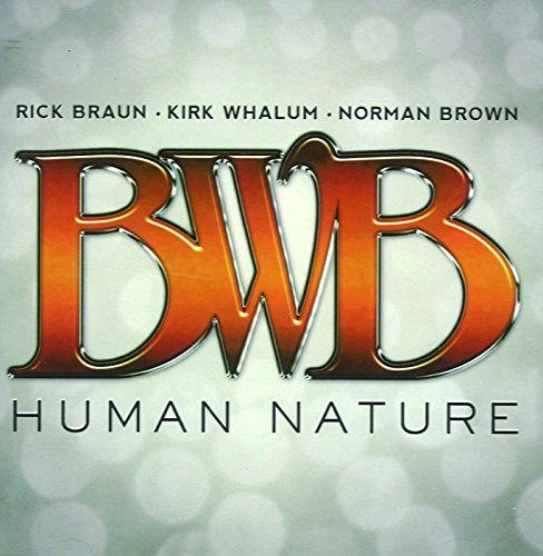 "BWB album cover with gold letters and bokeh background, featuring artist names and title."