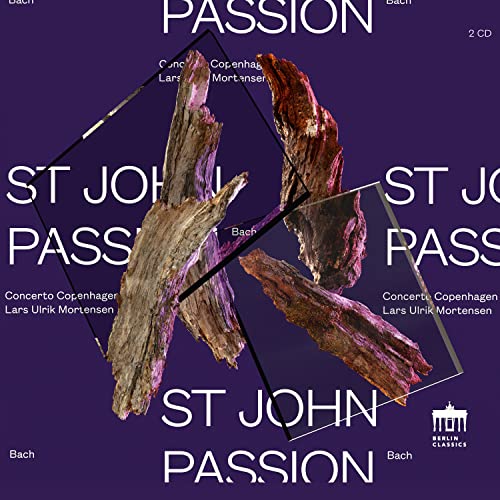 CD case featuring artwork related to Johannespassion, a classical music recording.