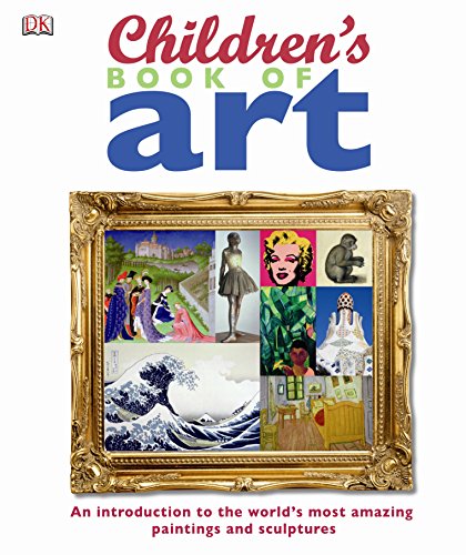"Yellow book cover with 'ART' in large, colorful letters and 'CHILDREN'S BOOK OF' above."