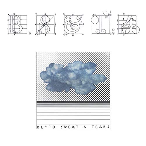 The image is a CD cover for "Blood, Sweat & Tears 4" with EAN: 8718627230619. A concise, descriptive alt text for the image is: "Album cover with abstract cloud design and 'Blood, Sweat & Tears' text."