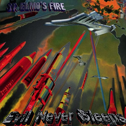CD cover: jets and missiles against an orange and black sky.