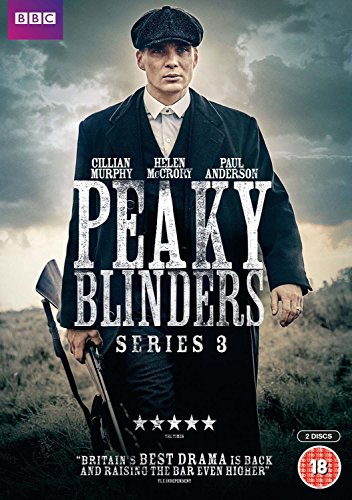 Peaky Blinders Series 3 DVD cover featuring Cillian Murphy in a dark coat.