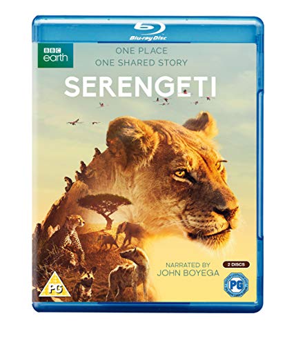 "Blu-ray case with lioness and cubs on the cover."