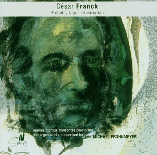 A CD cover with a dark, abstract portrait and text "César Franck" at the top.