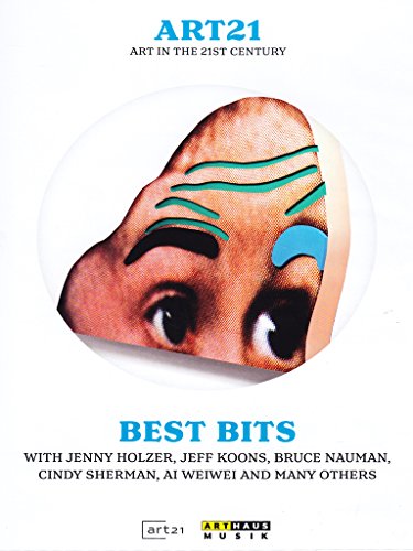 The image depicts a DVD cover featuring a close-up of a face with painted designs. #### Alt Text: DVD cover with painted face and "ART21 BEST BITS" text on white background.