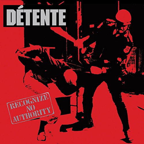 Red album cover with silhouetted figures and "Recognize No Authority" stamp.