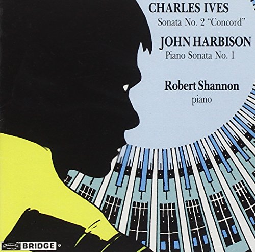 CD cover with a man's silhouette and piano keys, featuring black, yellow, and blue colors.