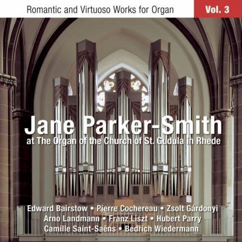 "CD cover featuring a large pipe organ in a church, with text overlay."