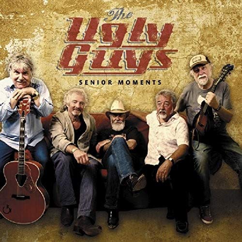 CD cover for "The Ugly Guys - Senior Moments" featuring four older men.