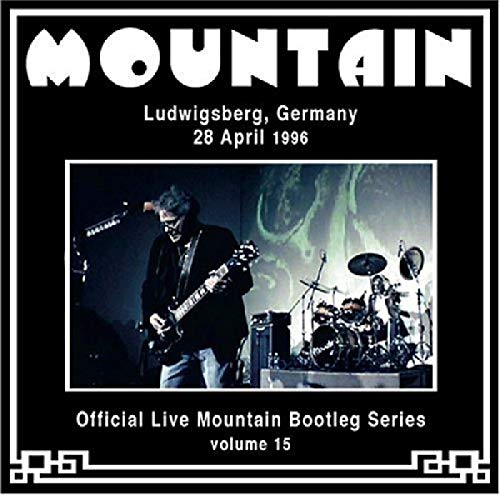 CD cover for Mountain live album, featuring a guitarist on stage.