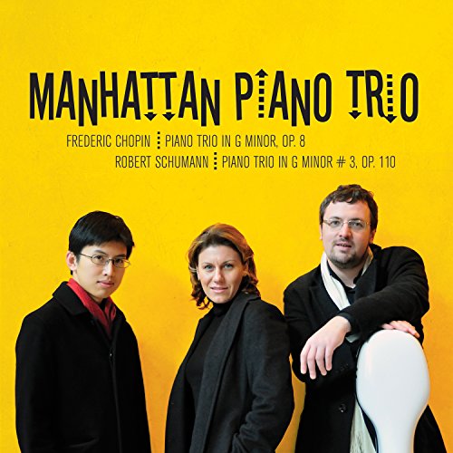 "CD cover featuring three musicians against a yellow background with black text."