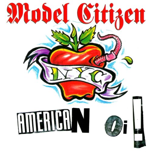 CD cover: red apple with worm, tattoo style, and band name.