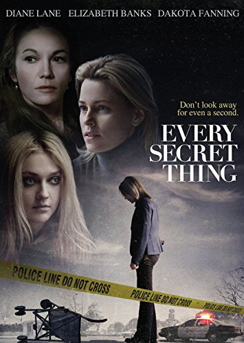“Every Secret Thing” DVD cover featuring three women and a crime scene.