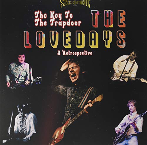 Album cover for The Lovedays’ “The Key To The Trapdoor” featuring band members.