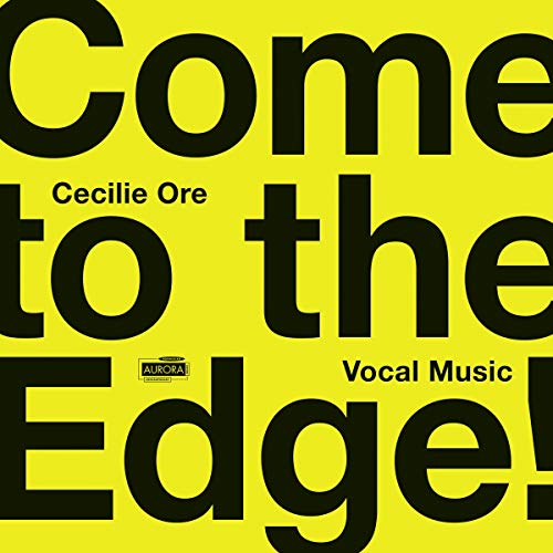 "Yellow album cover with 'Come to the Edge!' text and 'Cecilie Ore' name."