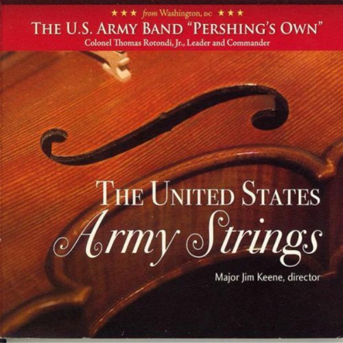 CD cover for "The United States Army Strings" featuring a violin.