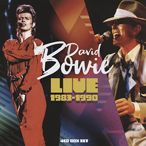 David Bowie "Live 1983-1990" CD cover featuring two images of Bowie.