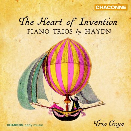 A CD cover featuring a hot air balloon with two people on a boat.