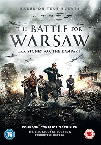 DVD cover art showing soldiers in a war-torn city with airplanes overhead.
