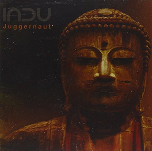 "CD cover featuring a wooden Buddha head against a dark, starry background."