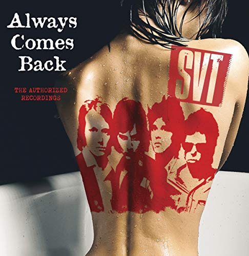 CD cover: wet back with red portraits and "SVT" text.