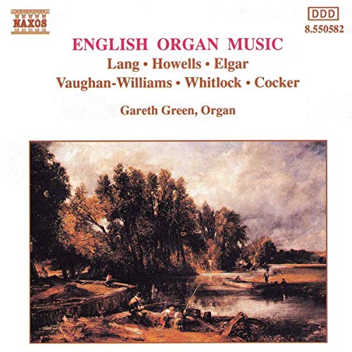 CD cover for "English Organ Music" featuring a landscape painting.